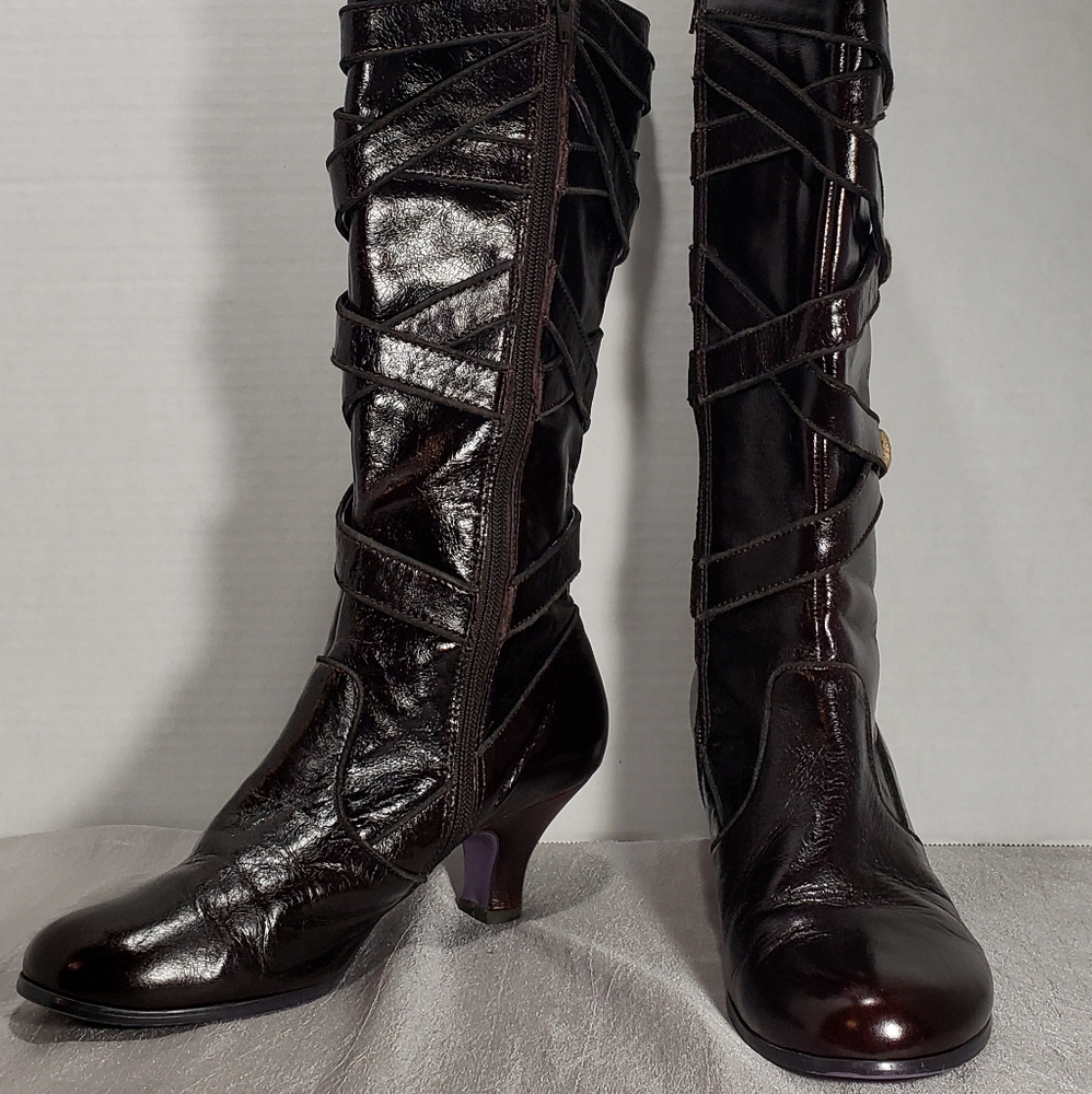 Kenzie "Punky" Cognac Boots Size 7.5M